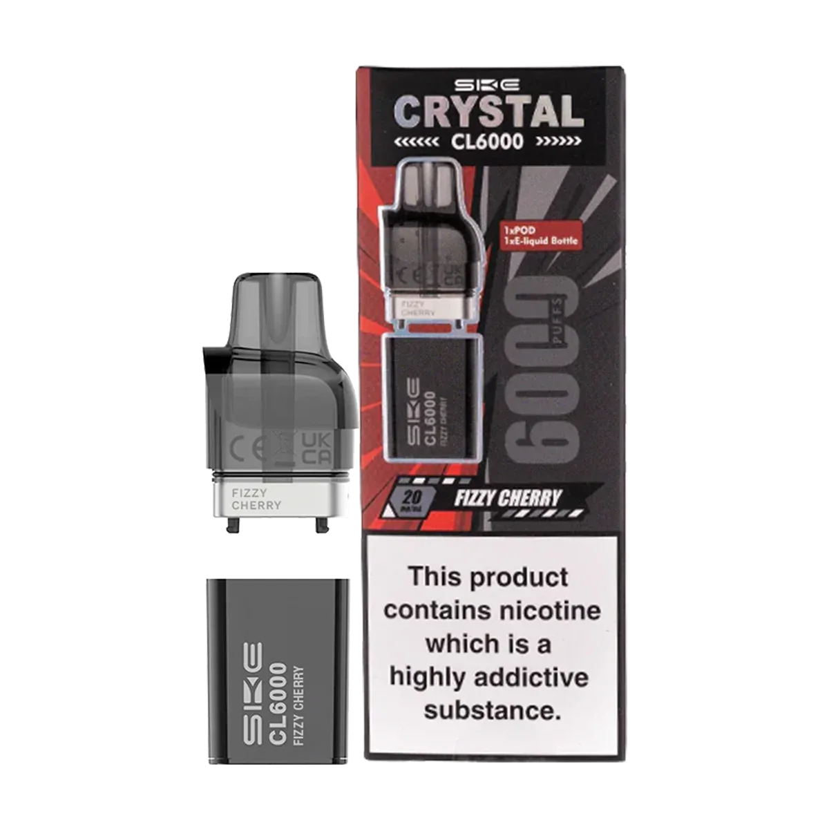 Fizzy Cherry SKE Crystal CL6000 Pods