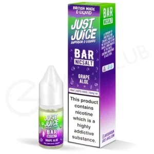 Grape Aloe Nic Salt E-Liquid by Just Juice Bar