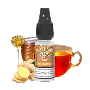 Sainte Vape Thé Miel Gingembre Salt Nicotine E-Liquid
