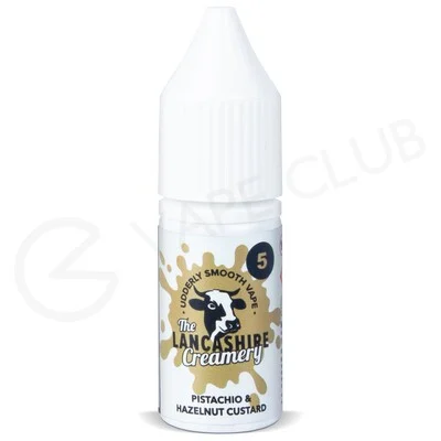 Pistachio & Hazelnut Custard Nic Salt E-Liquid by The Lancashire Creamery