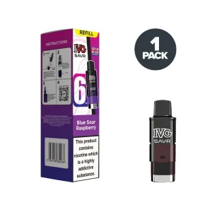 Blue Sour Raspberry IVG Savr Refill Pack
