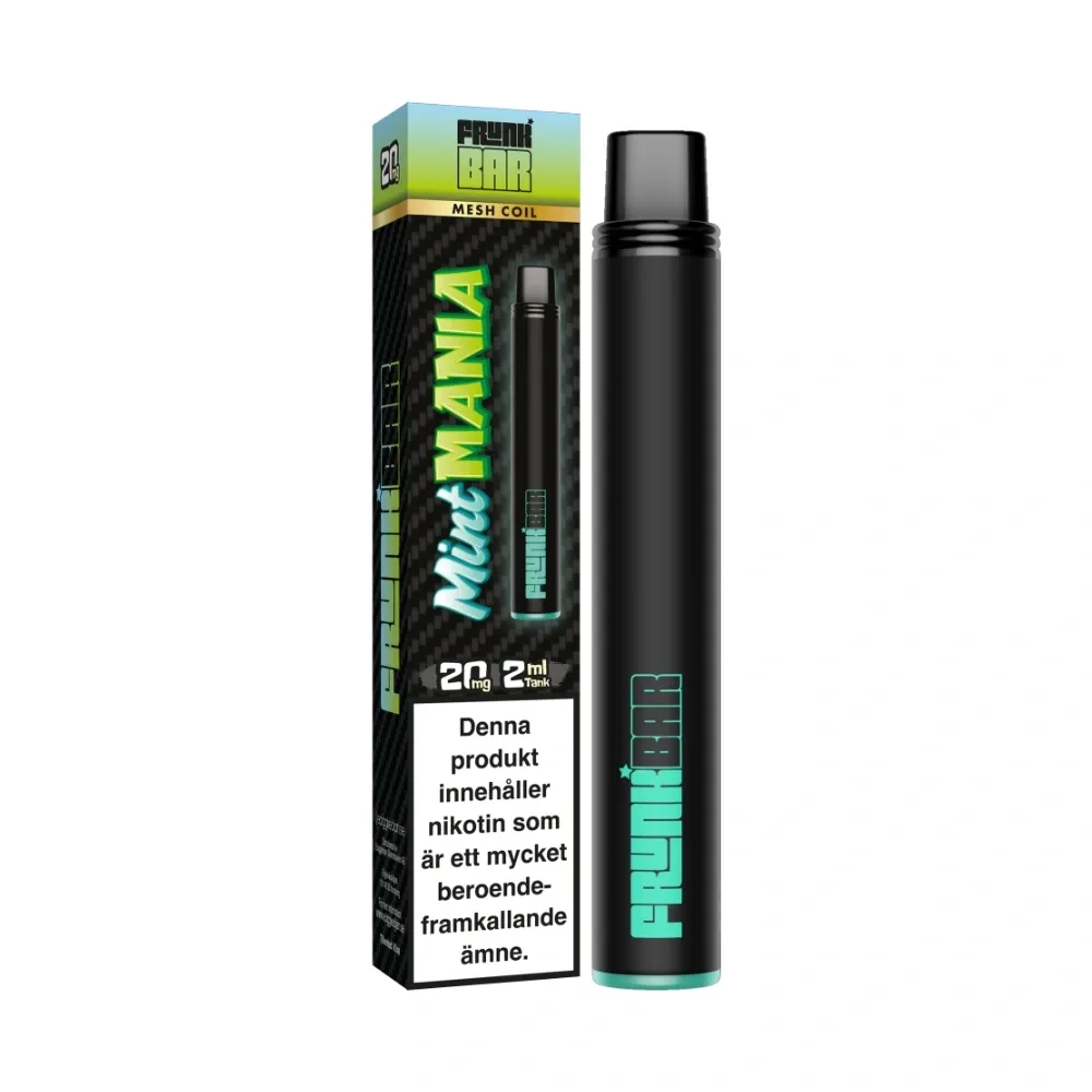 Frunk Bar – Mint Mania (20 mg, Engångs vape)
