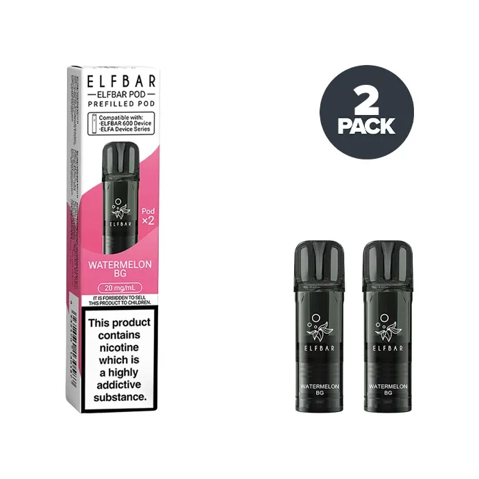 Watermelon BG Elf Bar 600 Prefilled Pods