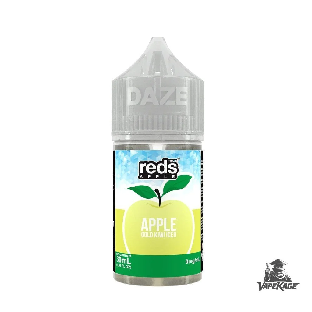 Reds Apple Golden Kiwi Iced — Reds Apple Juice — 7 Daze 30mL Nic Salt