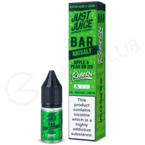 Apple & Pear Ice Nic Salt E-Liquid by Just Juice Bar Reborn