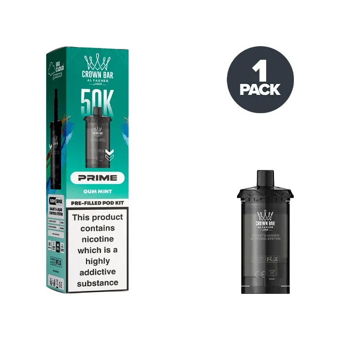 Gum Mint Al Fakher Hypermax Prime 50K Refill Pack