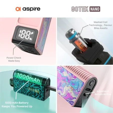 Aspire Gotek Nano Vape Kit - £11.99 - Image 2