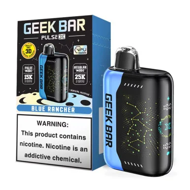 GEEK BAR PULSE X 5% NIC 25,000 PUFFS VAPE (BLUE RANCHER)