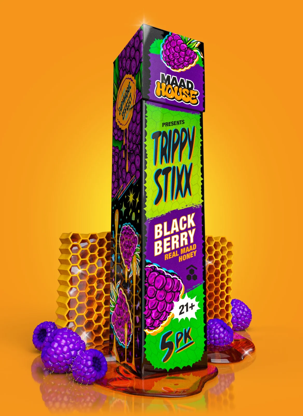 Trippy Stixx - Blackberry - Image 2