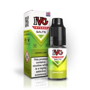 IVG NIc Salt Intense 10ml Eliquid - Lemon Lime