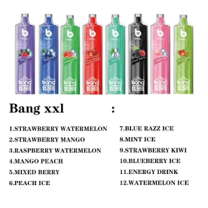 BANG XXL NT15000 Puffs Bulk Buy Rechargeable Disposable Vapes Wholesale