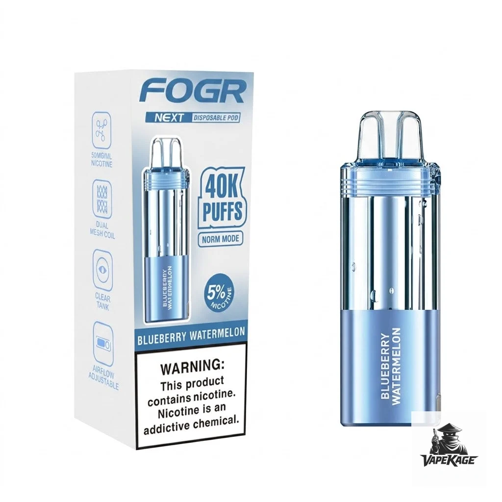 Fogr Next 40K Replacement Pod | 40,000 Puffs Pre-Filled 5% Nic - Image 2