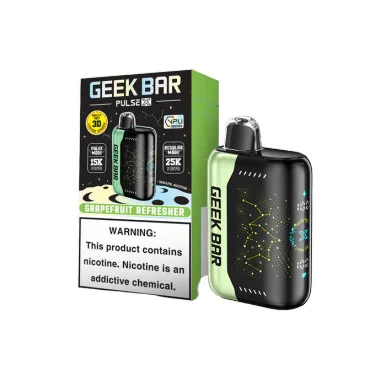 GEEK BAR PULSE X 5% NIC 25,000 PUFFS VAPE (GRAPEFRUIT REFRESHER)
