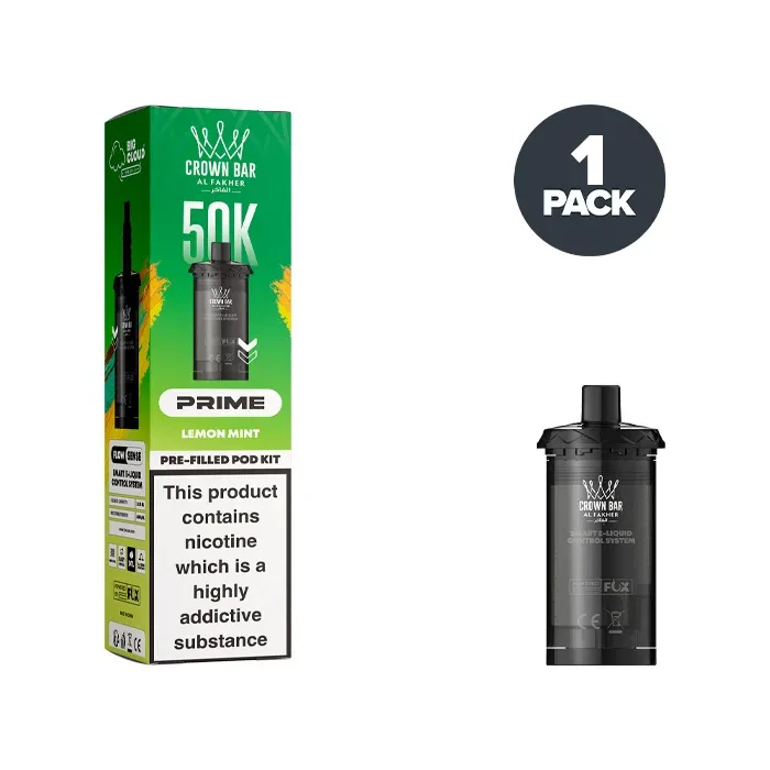 Lemon Mint Al Fakher Hypermax Prime 50K Refill Pack