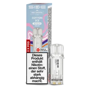 SKE Crystal Plus Prefilled Pods - Cotton Candy Bubblegum - Mr-Joy.com