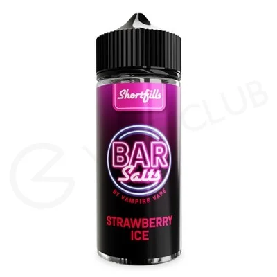 Strawberry Ice Shortfill E-Liquid by Bar Salts 100ml