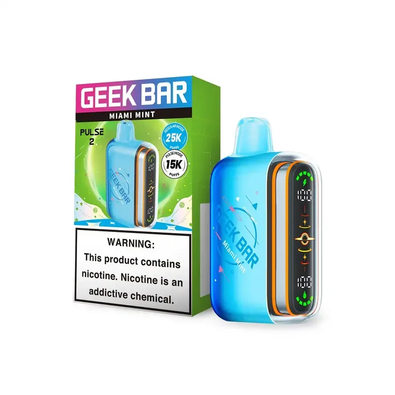 Geek Bar Pulse 2 Miami Mint - Geek Bar Pulse 2 Miami Mint