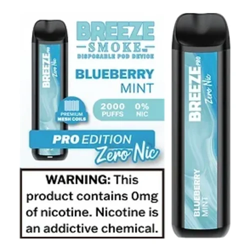 Breeze Pro ZERO 0% Edition Disposable Vape Device - 1PC - Image 2