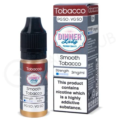Smooth Tobacco E-Liquid by Dinner Lady 50/50