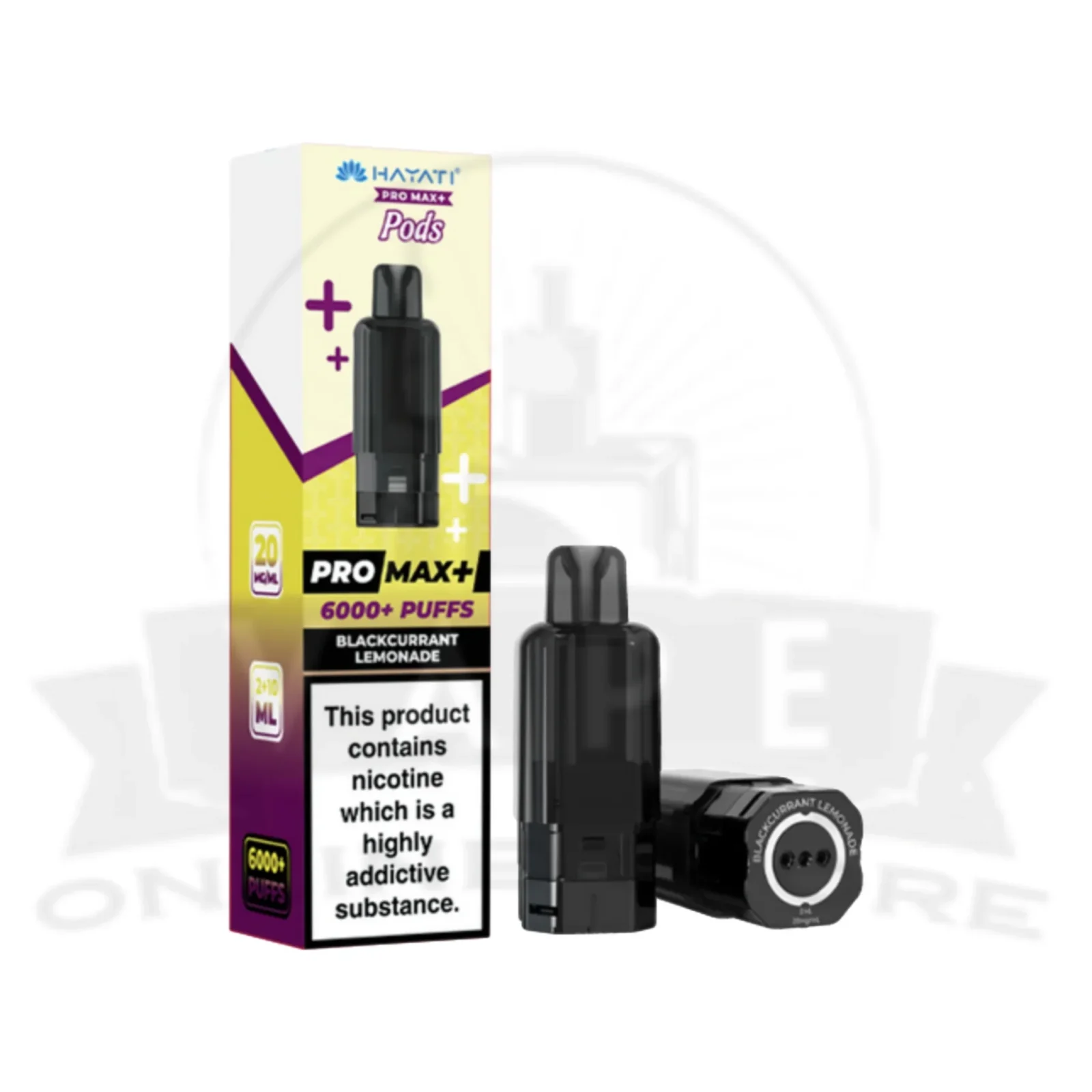 Blackcurrant Lemonade Hayati Pro Max Plus 6000 Refill Pods