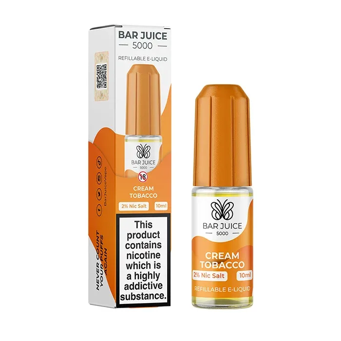 Cream Tobacco Nicotine Salt by Bar Juice 5000