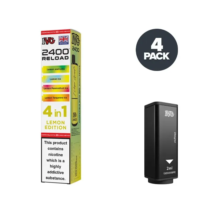 Lemon Edition IVG 2400 Reload 4 in 1 Prefilled Pods