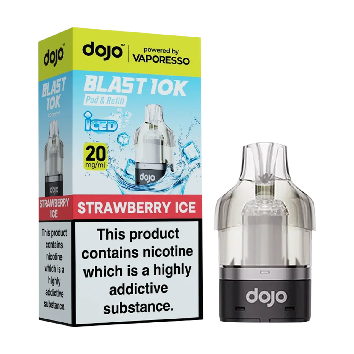 Strawberry Ice Dojo Blast 10K Refill Pack