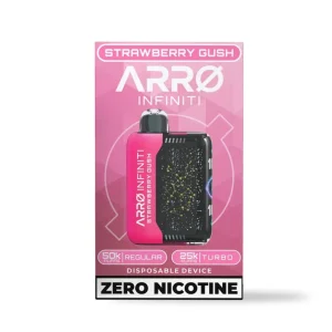 ARRØ INFINITI - Zero Nicotine Vapes Strawberry Gush – ARRØ Brand
