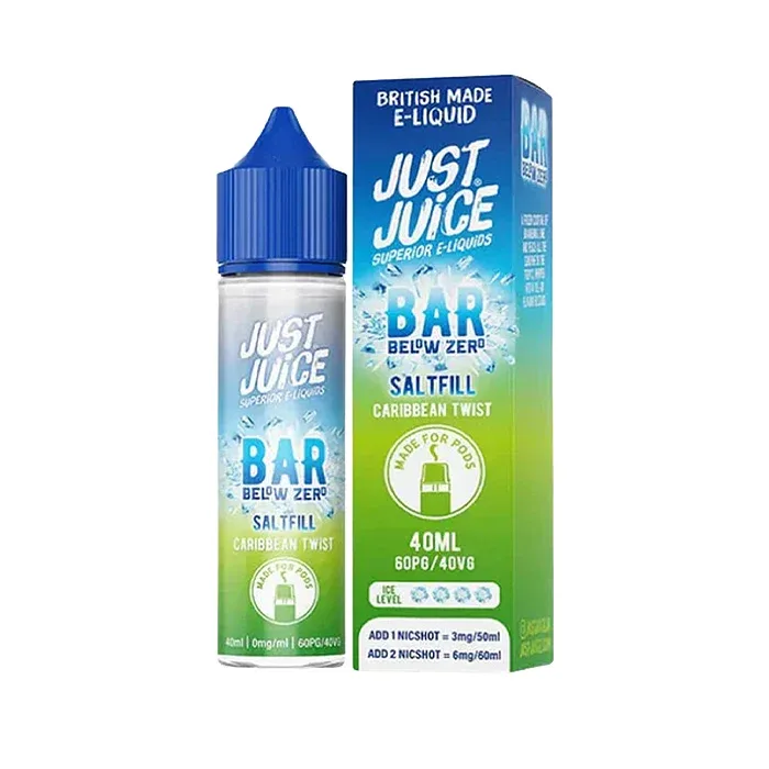 Caribbean Twist 40ml Saltfill by Just Juice Bar Below Zero