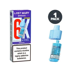 Menthol Lost Mary BM6000 Refill Pack
