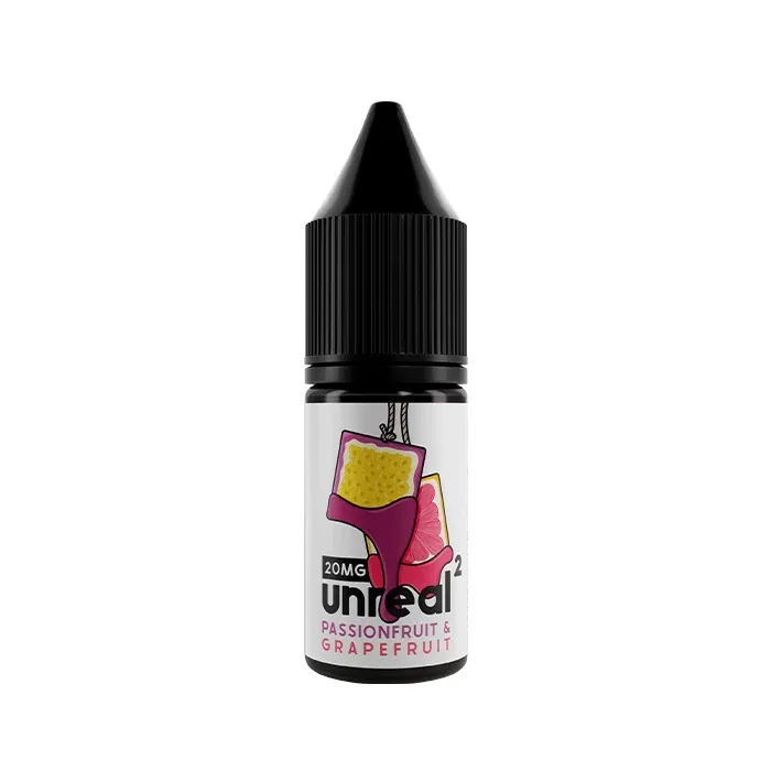 Unreal 2 Passionfruit & Grapefruit 10ml Nic Salt E-Liquid