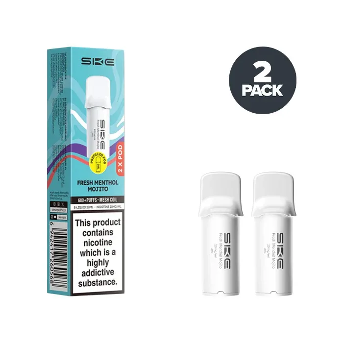 Fresh Menthol Mojito SKE Crystal 600 Pro Prefilled Pod