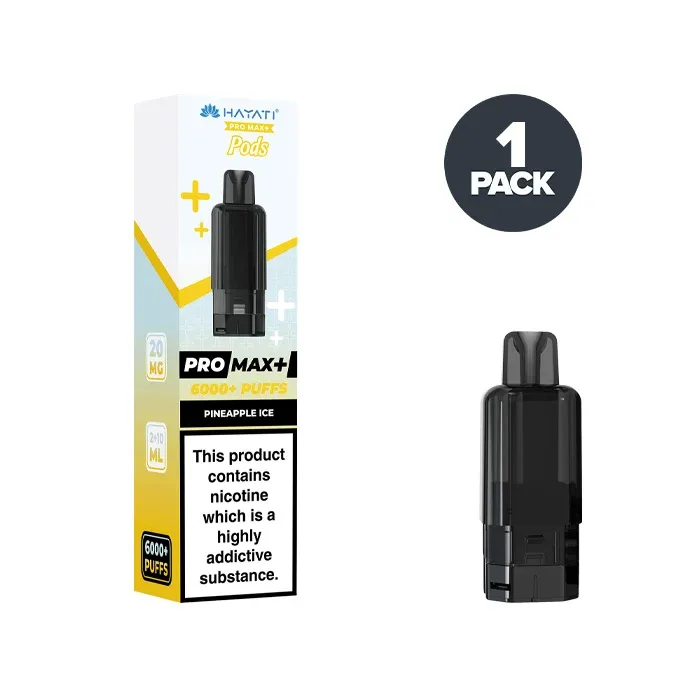 Pineapple Ice Hayati Pro Max Plus Prefilled Pods
