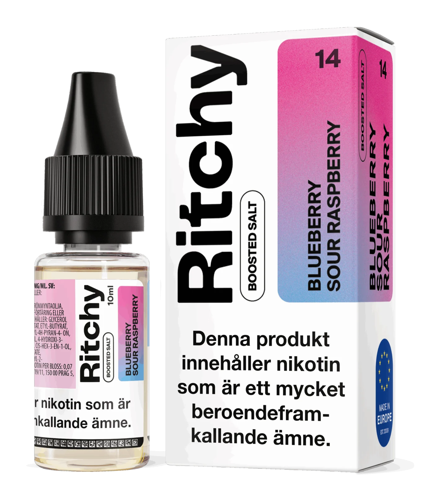 Ritchy Salt – Blueberry Sour Raspberry (10 ml, 14 mg Nikotinsalt)