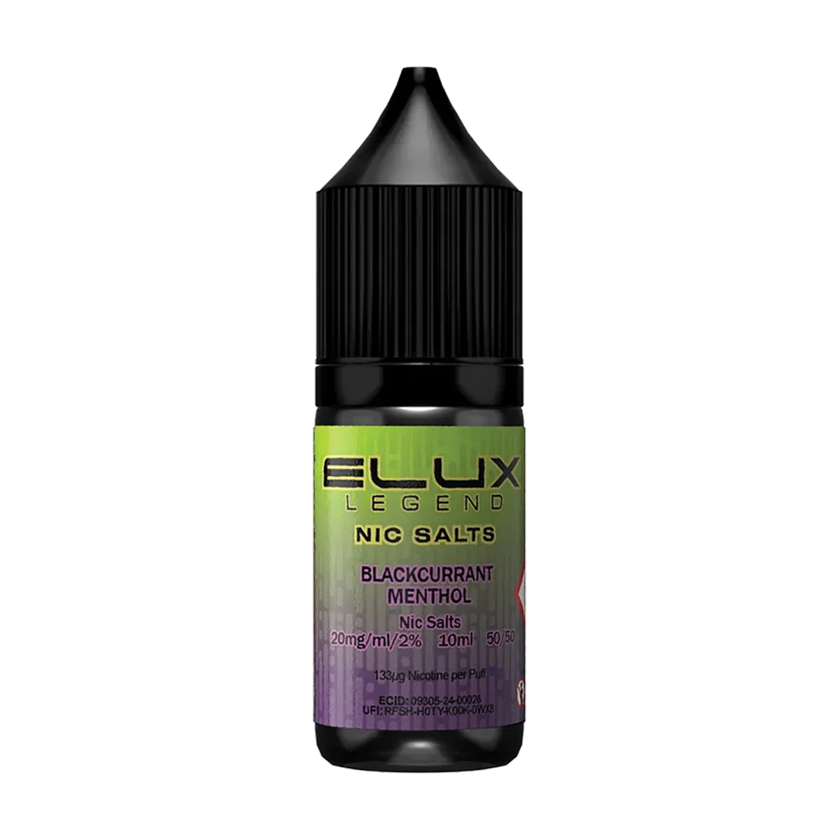 Blackcurrant Menthol Nic Salt by Elux 10ml