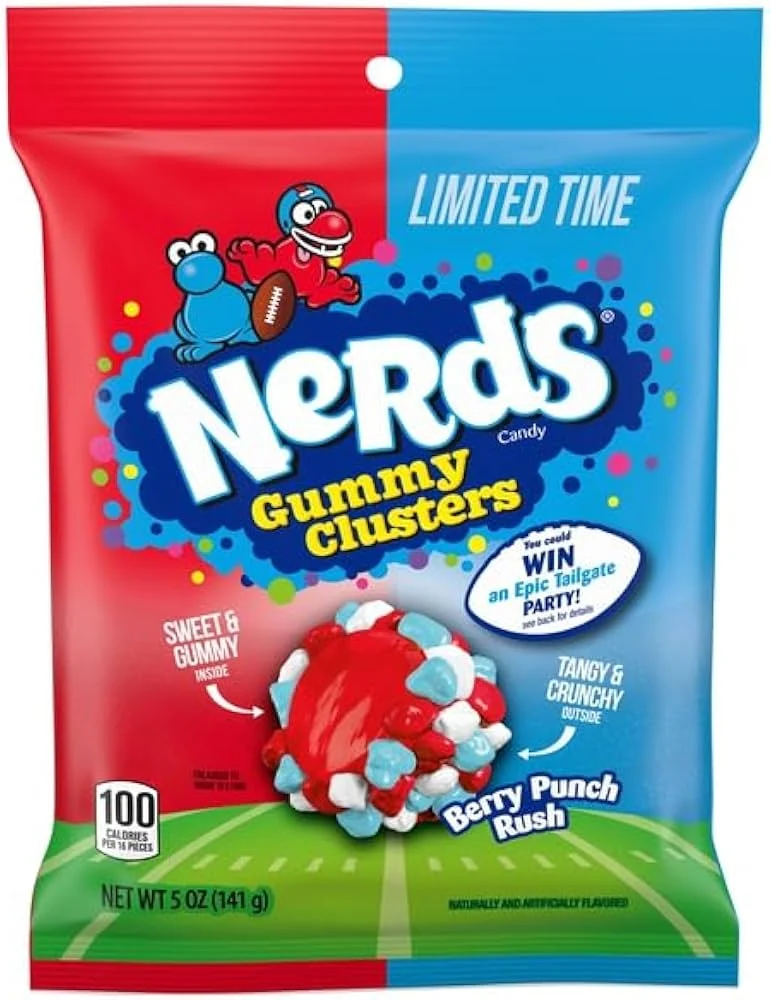Nerds Gummy Clusters Berry punch rush (141g)