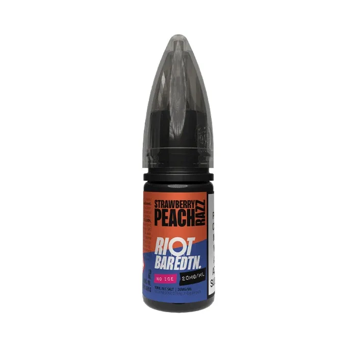 Strawberry Peach Razz Nic Salt E-Liquid by Riot Bar Edition No Ice