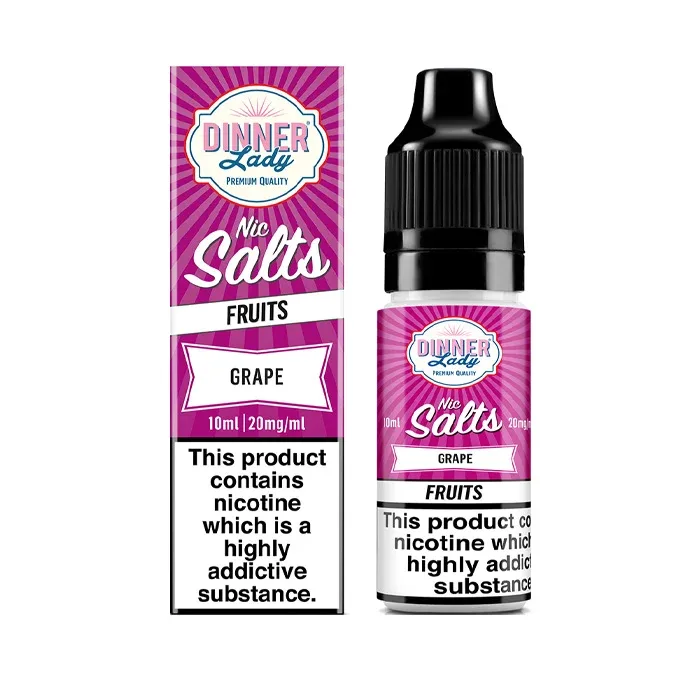 Dinner Lady Grape 10ml Nic Salt E-Liquid