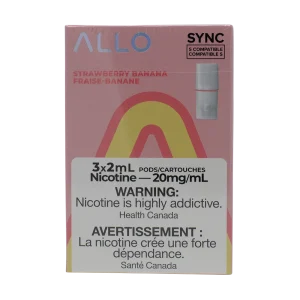 Allo Sync Pod Strawberry Banana 20mg 3/Pk