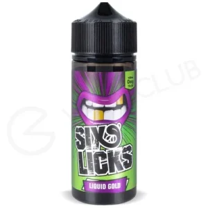 Liquid Gold Shortfill E-Liquid by Six Licks