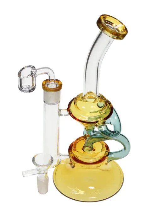 9" Twisty Stem Bubbler Rig