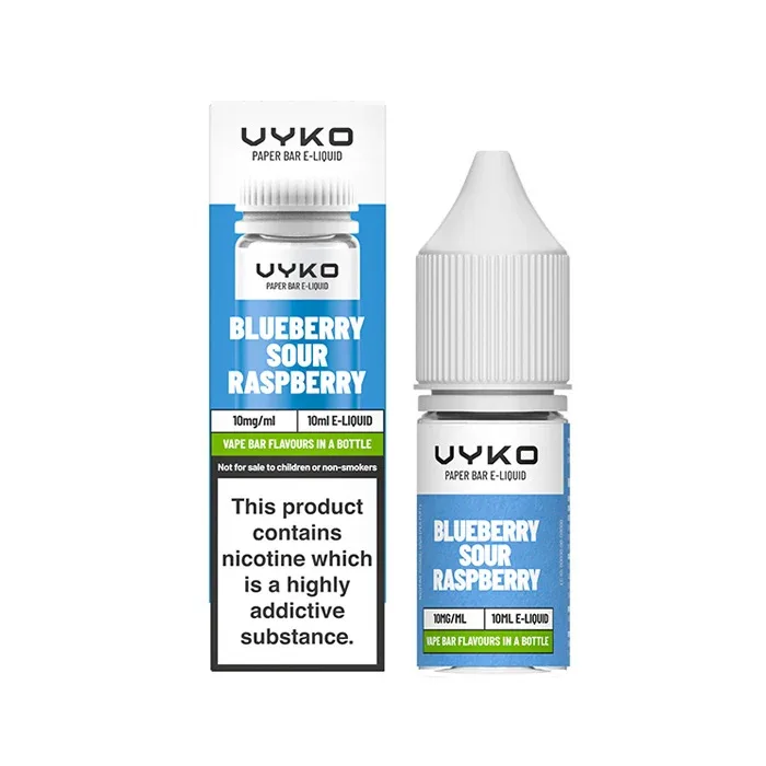VYKO Bar Blueberry Sour Raspberry 10ml Nicotine Salt E-Liquid
