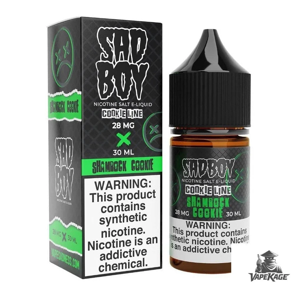 Shamrock Cookie Line — Sadboy E-Liquid 30mL Nic Salt