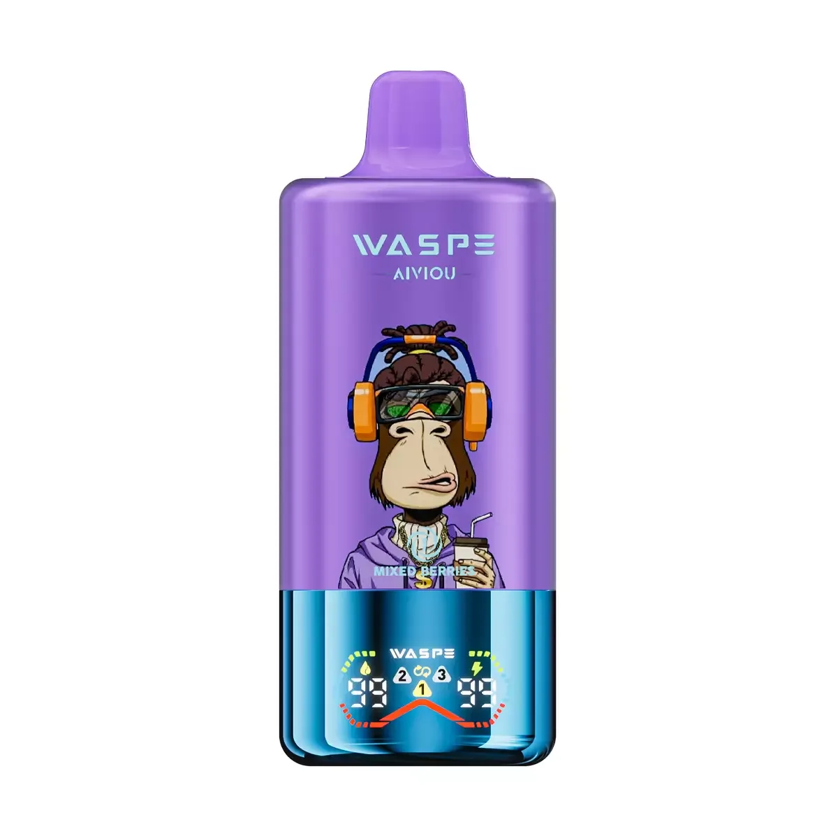 WASPE AIVIOU 60000 Puffs Triple Tastes Digital Screen Bulk Buy 60K Rechargeable Disposable Vapes Wholesale - Image 2