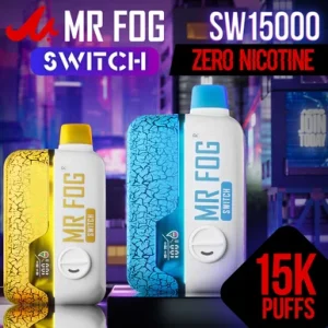 MR FOG SWITCH SW15000 (ZERO NICOTINE) 15,000 PUFFS DISPOSABLE VAPE *NEW FLAVORS*