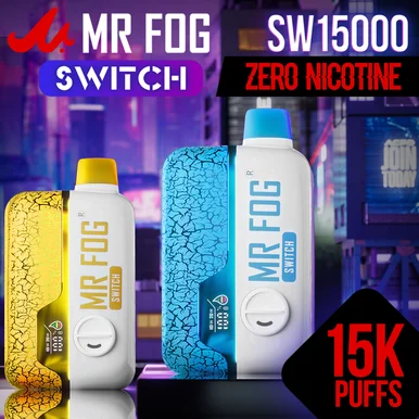 MR FOG SWITCH SW15000 (ZERO NICOTINE) 15,000 PUFFS DISPOSABLE VAPE *NEW FLAVORS*