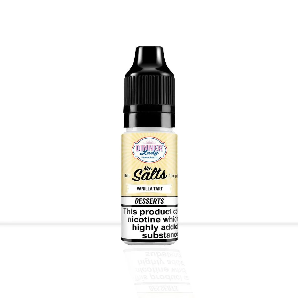 Vanilla Tart Nic Salt E-Liquid Dinner Lady