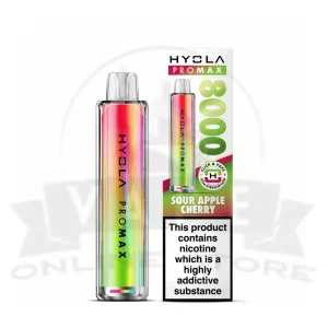 Sour Apple Cherry Hyola Pro Max 8000 Prefilled Pod Kit