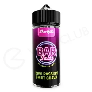 Kiwi Passion Fruit Guava Shortfill E-Liquid by Bar Salts 100ml