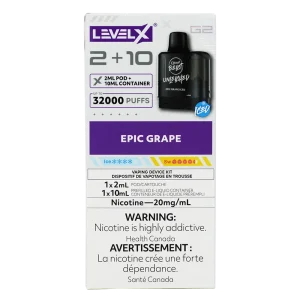 Level X G2 Pod Epic Grape Iced 2ml 20mg